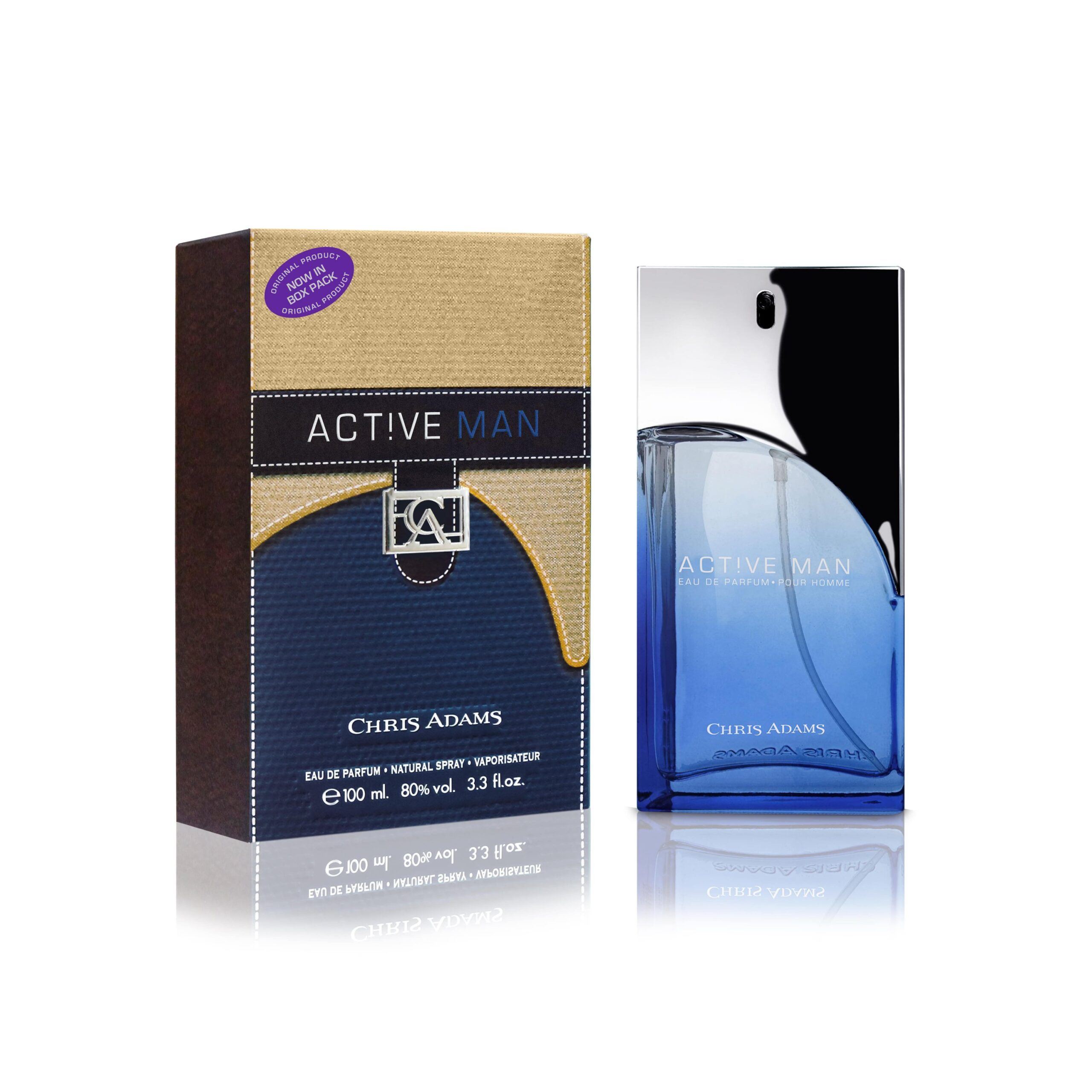 Chris Adams Active Man Perfume 100ml Eau de Parfum