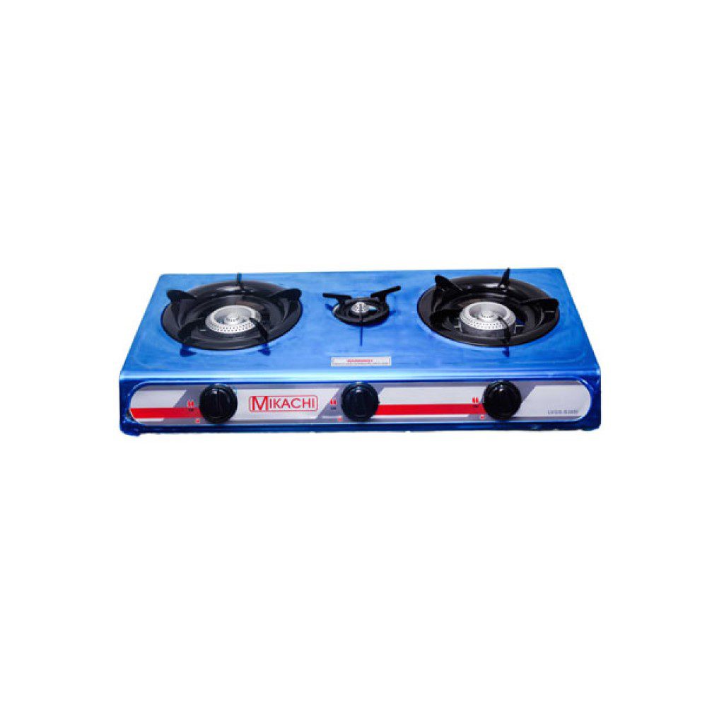 MIKACHI 3 Burner Table Top Gas Stove MIK- 3051