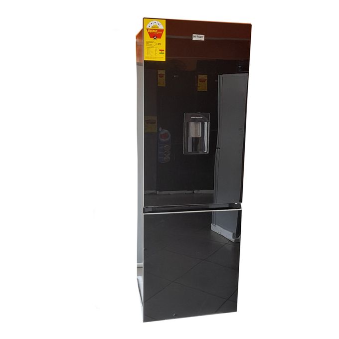 Mitsui 309Ltr - ME418-Mitsui Double Glass Door Combi Fridge With Dispenser