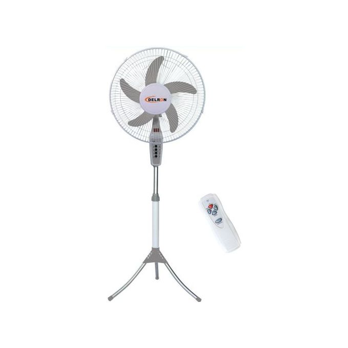 2 x Delron DSF-44R 16" Remote Standing Fan
