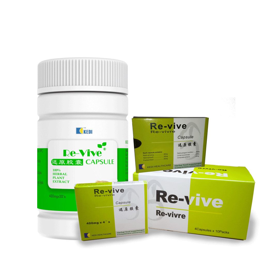 Kedi Revive Capsules For Weak Erection in Men 10 and 30 Capsules