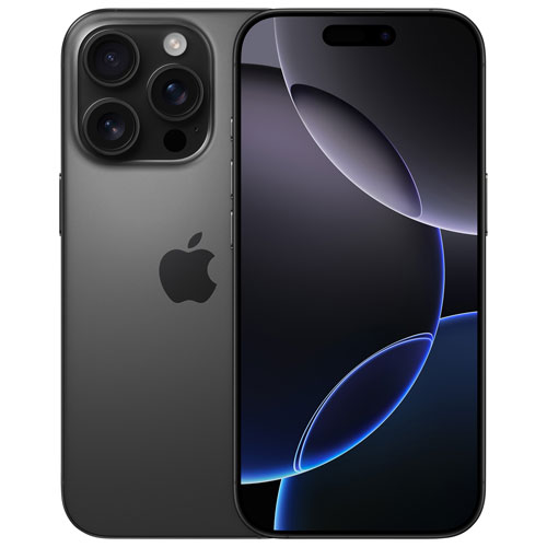 Apple iPhone 16 Pro 128GB ROM Black Titanium