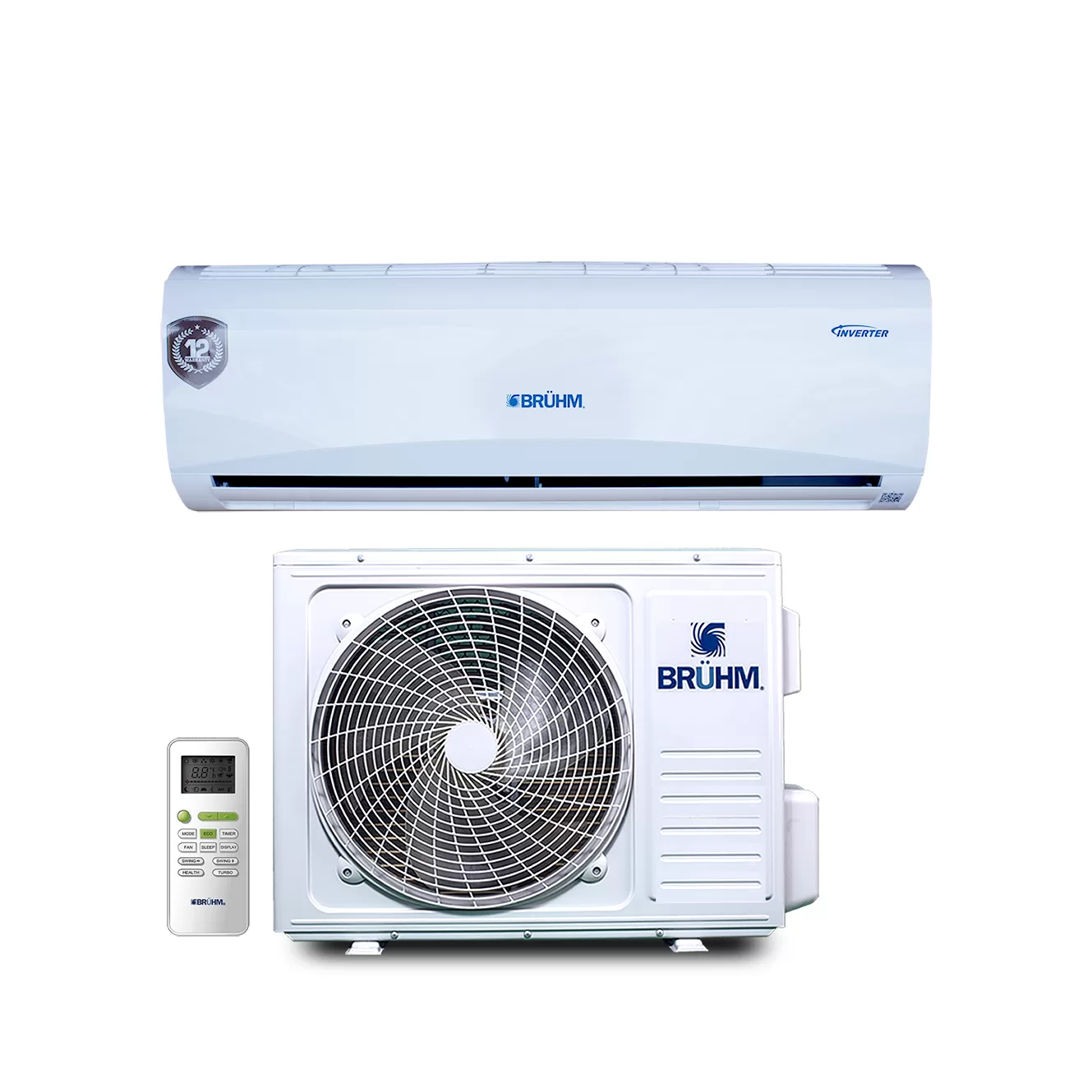 Bruhm 1.5HP R410a Inverter Split Air Conditioner