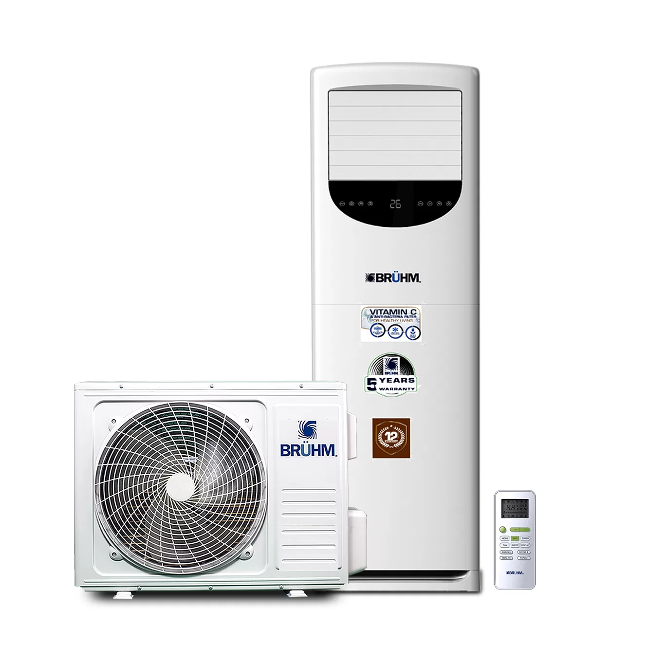 Bruhm 5.0HP R410a Floor Standing Air Conditioner