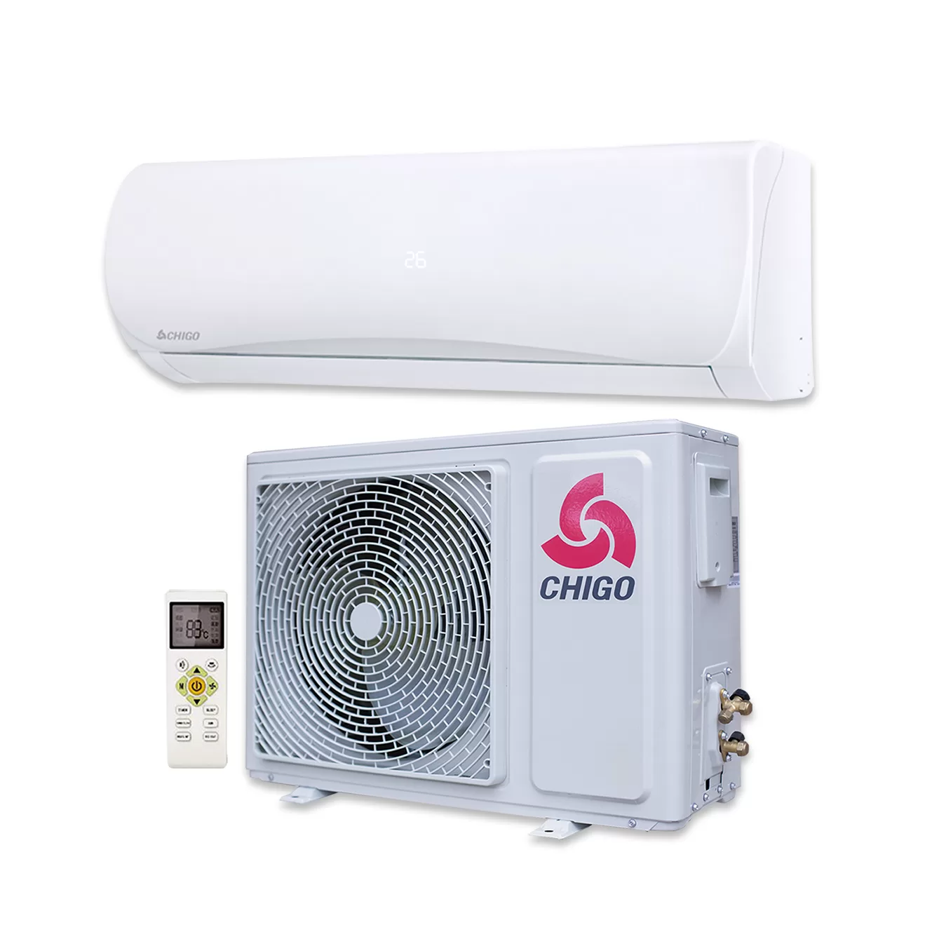 CHIGO 1.5HP R410a Non Inverter Split Air Conditioner