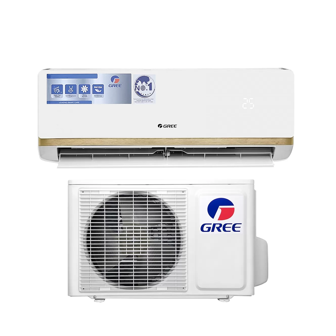 Gree 1.5HP R410a Non-Inverter Split Air Conditioner