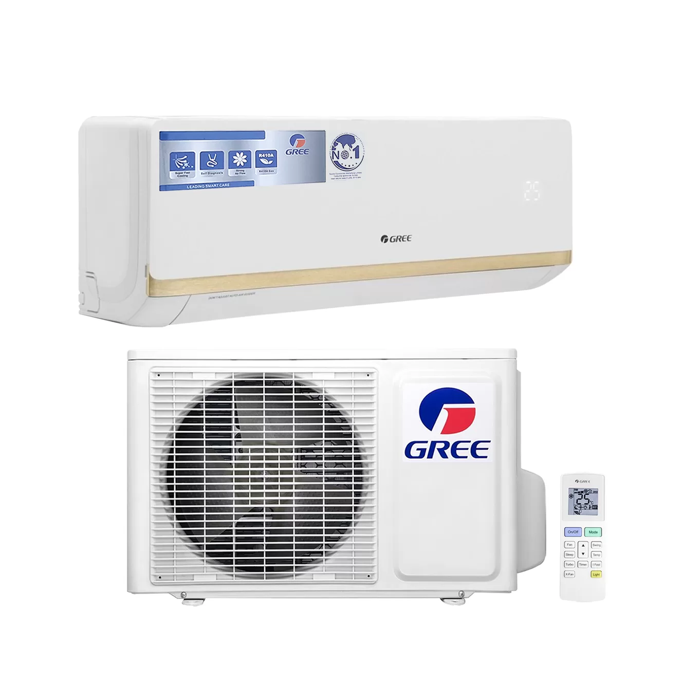Gree 2.0HP R410a Non Inverter Split Air Conditioner