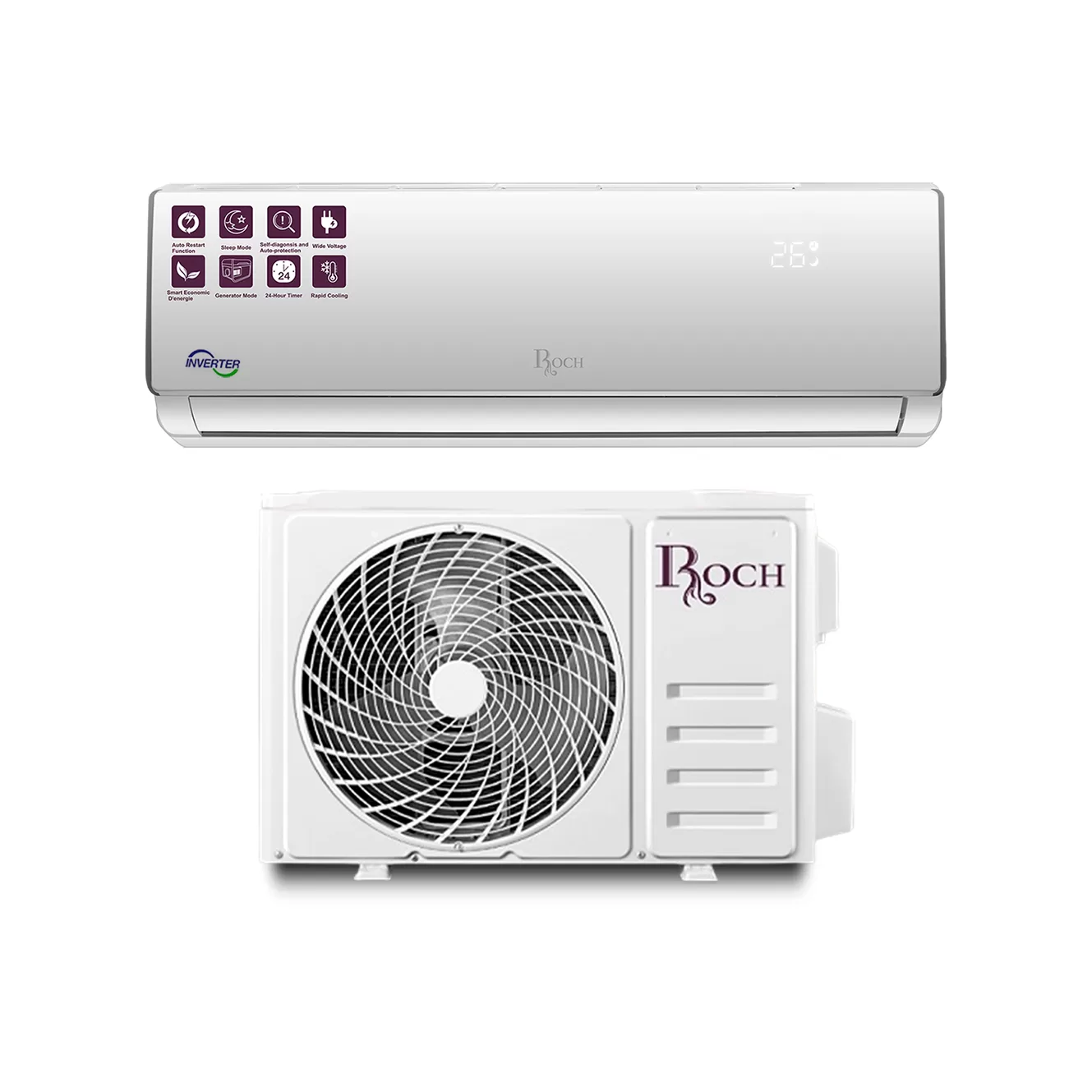 Roch 1.5HP R410a Inverter Air Conditioner