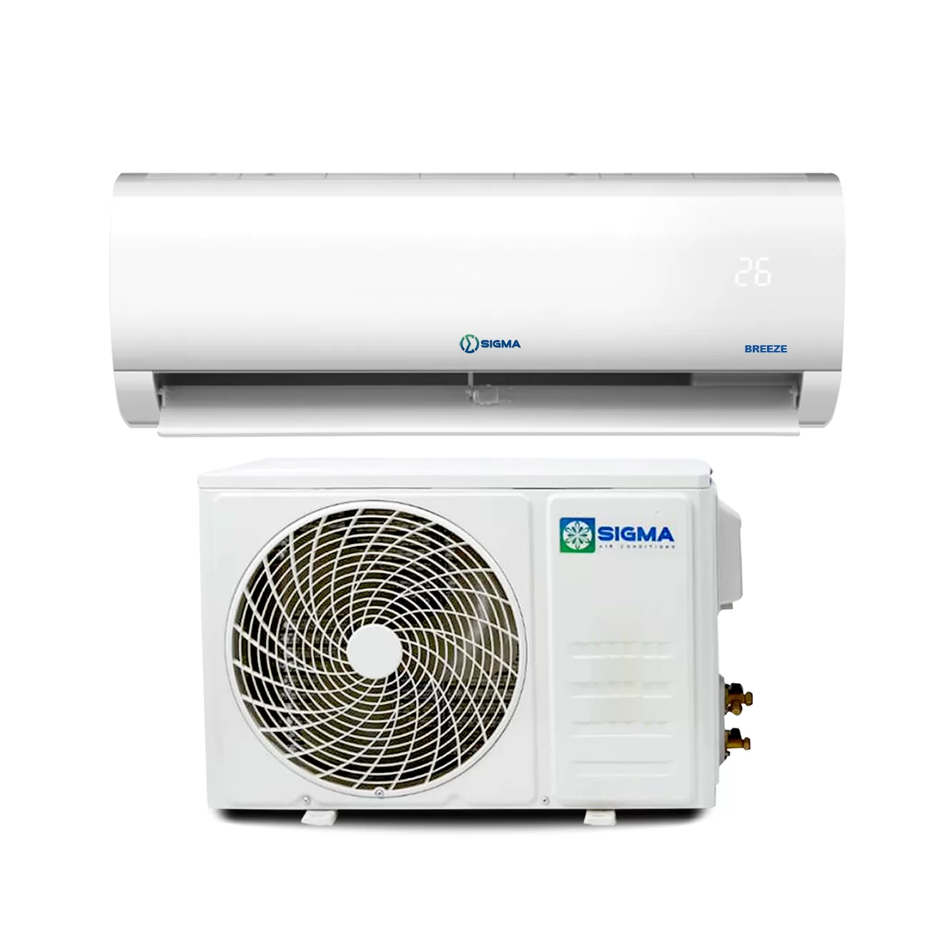 Sigma 1.5HP Split Non Inverter R410a Air Conditioner