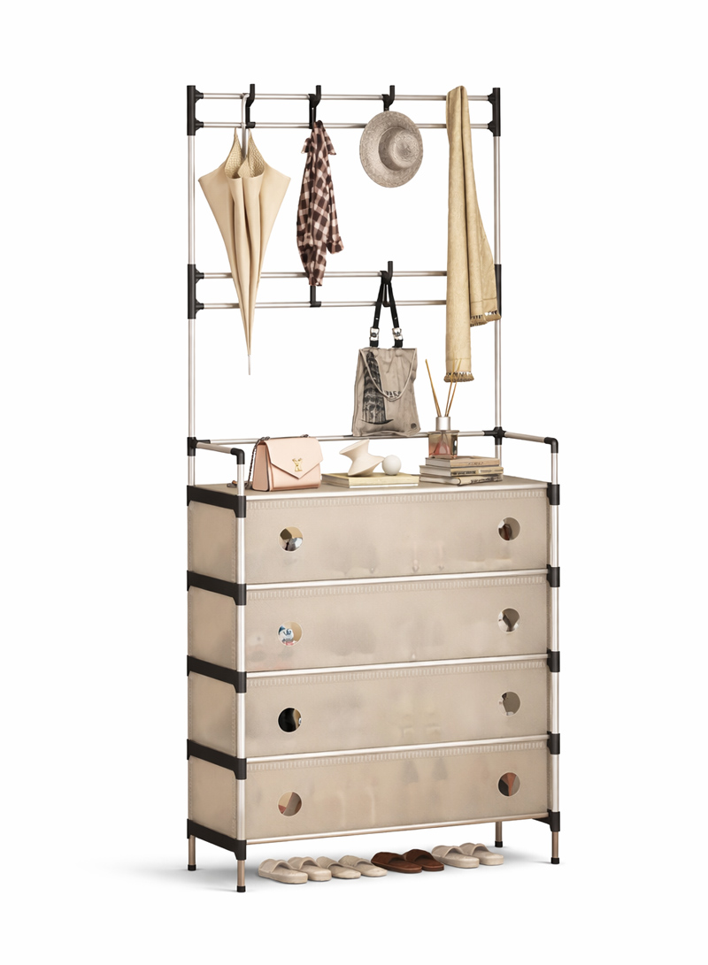 5 Tier Simple Multifunctional Integrated Shoe Rack