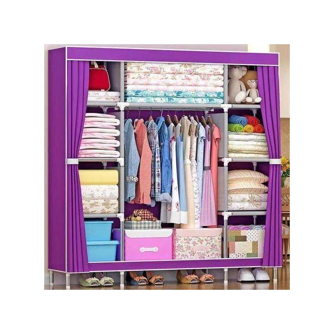 13014C 3-in-1 Portable Wardrobe - Purple