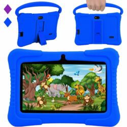 V Kids Tablet, 7 inch Android Tablet PC, 2GB RAM 32GB ROM, Safety Eye Protection IPS Screen, WiFi, Dual Camera, Games, Parental Control APP, Learning Tablet for Kids