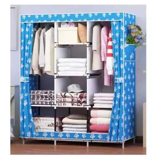 3in1 Portable Wardrobe 130-14S – 8 Shelves