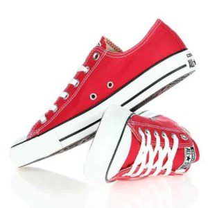 Converse Chuck Taylor All Star Low Top Sneakers-Red