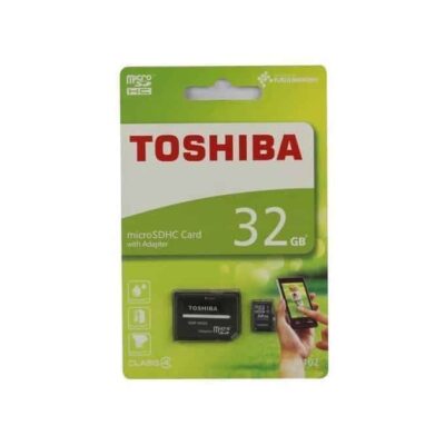 Toshiba MicroSDHC Card with Adapter - 32GB Black