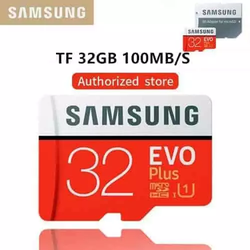 Samsung Micro SD Memory Card – 32GB – Red/White