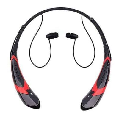 760 Necklace Wireless Bluetooth Earphone - Black/Red