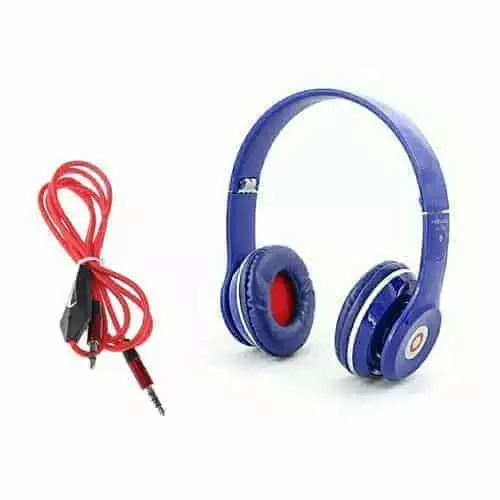 Hanizu HZ-100 Extra Bass Wired Headphone – Blue