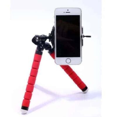Mini Tripod Digital Camera Mobile Phone Stand Flexible Grip Octopus Bubble Monopod Flexible Leg Small Camera Holder Stand(red) - Intl