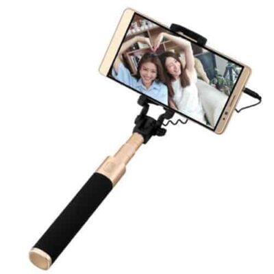Huawei Original HUAWEI Mini Extendable Handheld Folding Selfie Stick Holder Monopod for Smartphone - Black