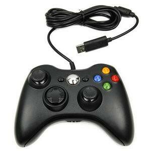 USB Wired Game Controller - Black