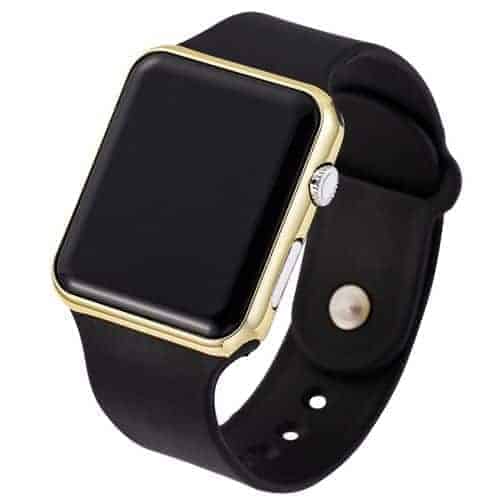 Square LED Digital Watch Wristwatch for Men Women Students