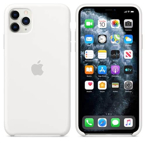 Silicone Case for iPhone 11 Pro Max - White