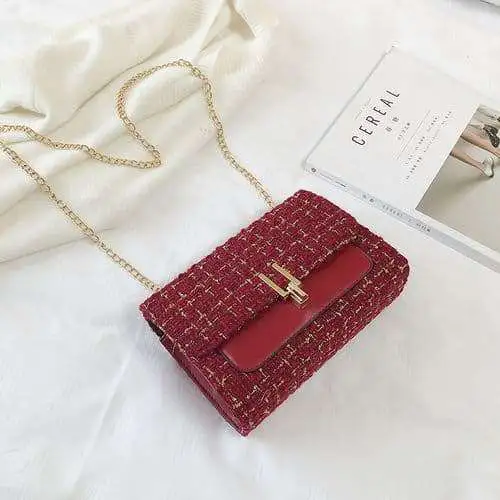 Ladies Mini Cross-Body Bag – Red