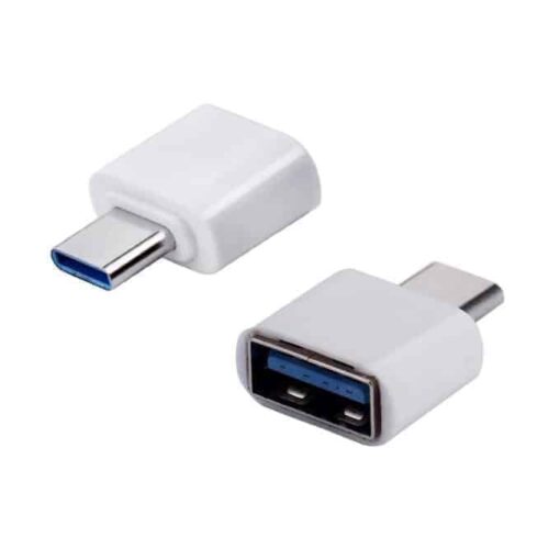 OTG Type C to USB – White