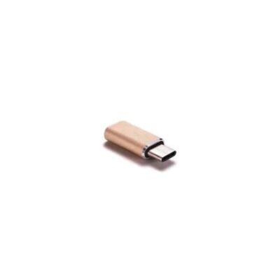 OAC2AMN Type-C to Micro USB OTG Adapter - Gold