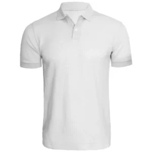 Men’s Plain Polo Shirt – Black, L
