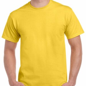 Daisy Yellow Gildan Plain T-Shirt