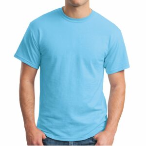 Sky Blue Gildan Plain T-Shirt