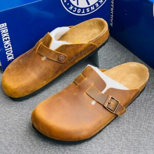 Birkenstock Clogs Sandals brown leather