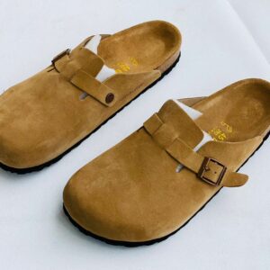 Birkenstock Clogs Sandals brown Suede