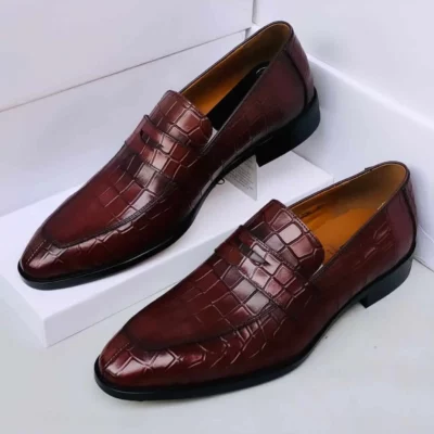 Frank Perry Brown Loafer Shoe