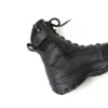 Chekich Boots for Men Black Artificial Leather Lace Up Winter Fashion Warm Snow Plus Size Ankle