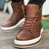 Chekich Brand Khaki Men Boots Non Leather Spring and Fall Seasons Lace Up Sneakers Solid Lightweight