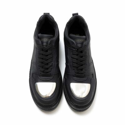Chekich Casual Men Sneakers Black Color Lace Up Gray Mirror Spring Summer Season Decor Stitched Comfortable