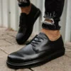 Chekich Classic Matte Black Men s Shoes Wedding For Suit Lace Up Non Leather Business Wear