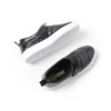 Chekich Men s Shoes Black Color Sneakers Artificial Leather Stitched Comfortable High White Sole Lightweight Odorless