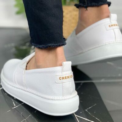 Chekich Men s Shoes Khaki Color Non Leather Slip On Spring and Autumn Seasons Sneakers Casual