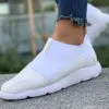 Chekich Men s Shoes White Color Slip On  Summer Season Breathable Casual Sport Light Gym