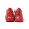 Chekich Men s and Women s Sneakers Red Black Spray Mixed Color Written Lace up Splash