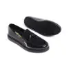 Chekich Shoes Black Men Dress Classic Polished and Suede Non Leather Slip On Luxury Style Business
