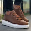 Chekich Women s Men s Shoes Tan Color Non Leather Spring and Autumn Seasons Elastic Band