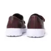 Chekich burgundy Mens Sneakers  Summer Casual Lace Up Flexible Fashion Walking Mid Length Single Sport