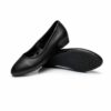 Focus on work shoes  years leather slope Heel Black Hotel bank professional shoes women s