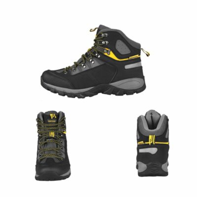 GRITION Men Boots Winter Work Safety Shoes Waterproof Casual Non slip Military Boots Tactical Male Shoes