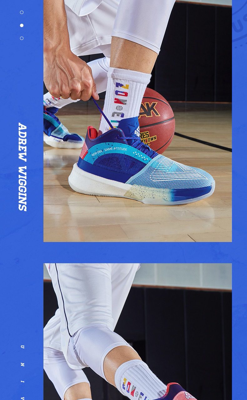 Peak Taichi Pop Big Triangle Andrew Wiggins Men's Sneakers Sports Shoes Light Competitive Basketball Shoes For Men 2022 E11737A